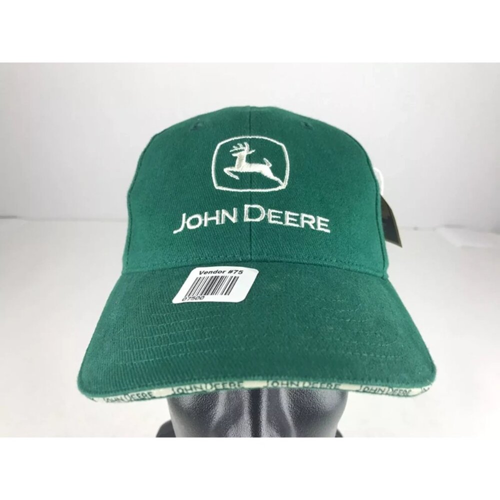 K-Products‎ Unisex Adults Green White John Deere Adjustable Snapback Cap OS
